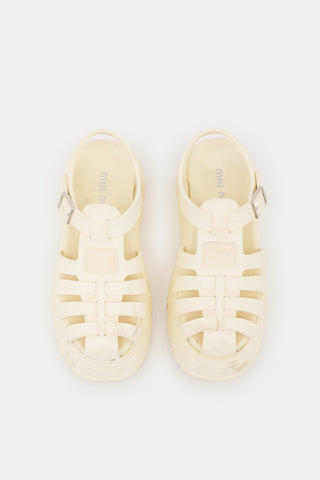 Miu Miu Rubber Fisherman Sandal