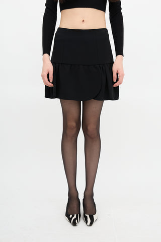 Miu Miu Ruffle Mini Skirt