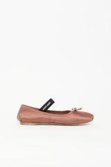 Miu Miu Satin Ballet Flat