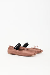 Miu Miu Satin Ballet Flat