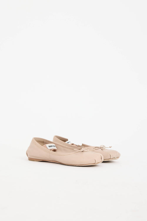 Miu Miu Bow Mary Jane Flat