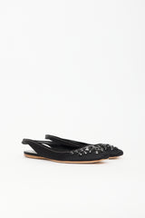 Miu Miu Satin Slingback Flat