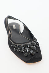 Miu Miu Satin Slingback Flat