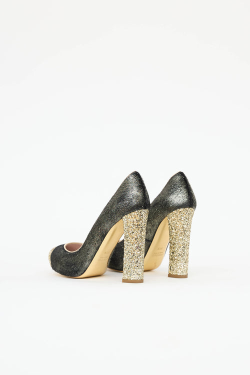 Miu Miu Glitter Pump