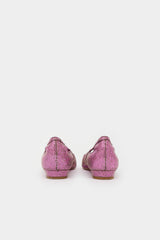 Miu Miu Sparkle Cut Out Flat
