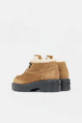 Miu Miu Suede & Shearling Boot