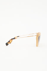 Miu Miu SMU10N Glitter Geometric Sunglasses