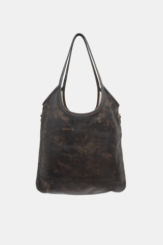 Miu Miu Distressed Leather Ivy Bag