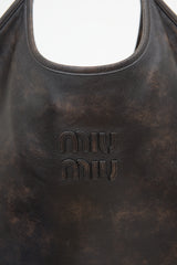 Miu Miu Distressed Leather Ivy Bag