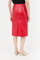 Miu Miu Vinyl Pencil Skirt