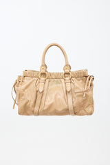Miu Miu Leather Lux Two Way Bag