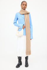 Miu Miu White Matelasse Wander Bag