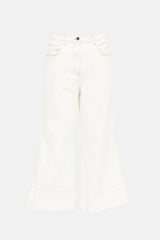Miu Miu Frayed Hem Jeans