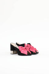 Miu Miu Suede Bow Mule