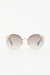 Miu Miu SMU52T Round Sunglasses