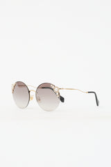 Miu Miu SMU52T Round Sunglasses