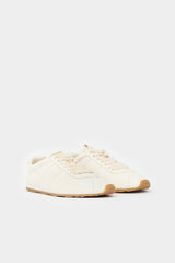 Miu Miu Nappa Leather Plume Sneaker