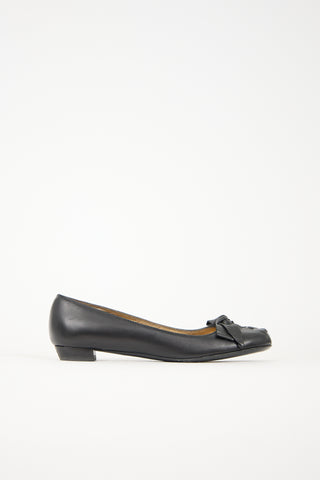 Miu Miu Leather Ballet Flat