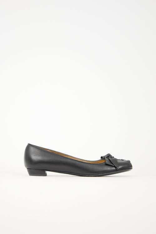 Miu Miu Leather Ballet Flat