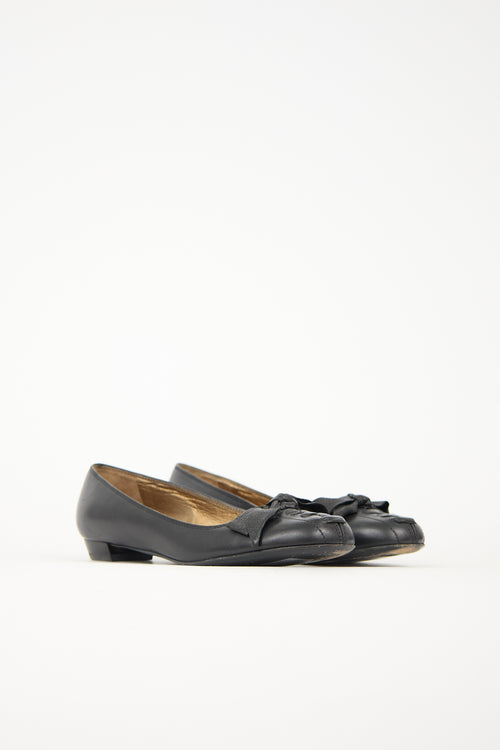 Miu Miu Leather Ballet Flat