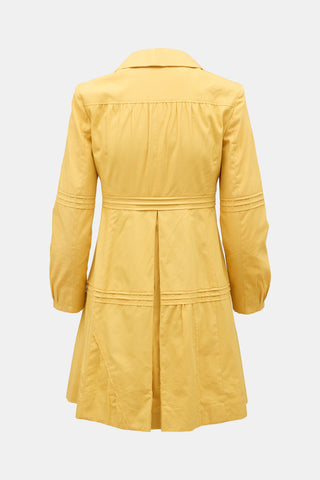 Miu Miu 2006 Poplin Pintuck Dress