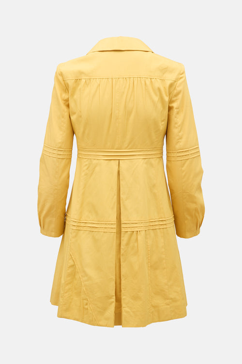 Miu Miu 2006 Poplin Pintuck Dress