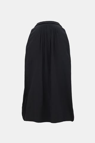 Miu Miu 2009 Silk Pintuck Blouse