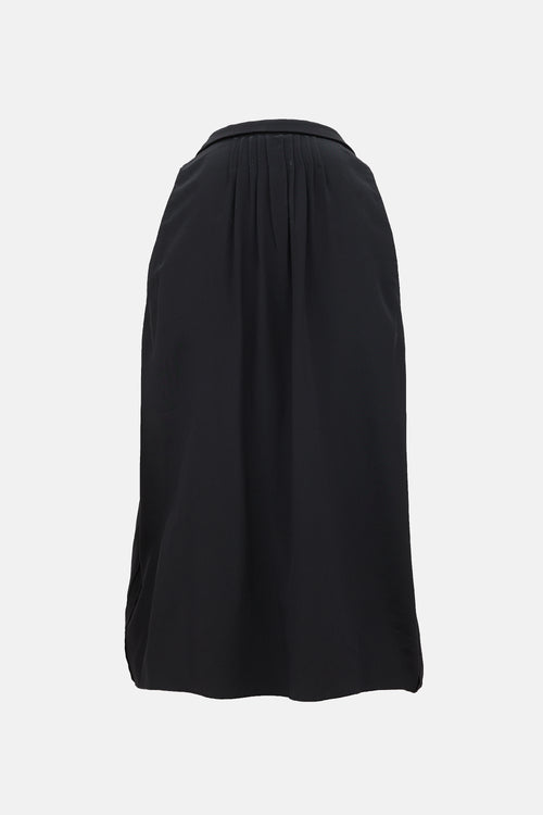 Miu Miu 2009 Silk Pintuck Blouse