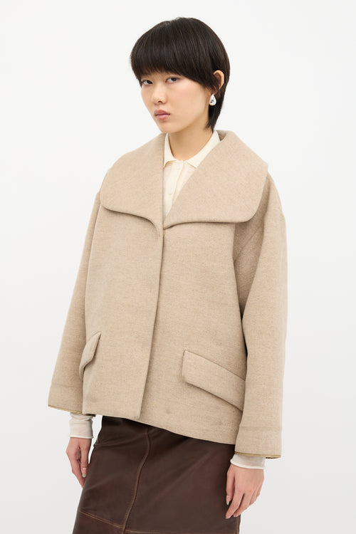 Miu Miu 2013 Wool Wide Collar Jacket