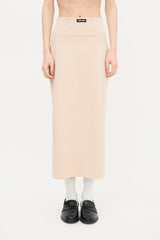 Miu Miu 2022 Nylon Midi Skirt