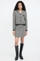 Miu Miu 2023 Cropped Logo Jacket