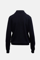 Miu Miu 2024 Wool Logo Polo Shirt