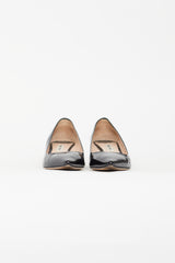 Miu Miu Black Patent Pointed Toe Heel