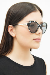 Miu Miu Black & White SMU 06P Sunglasses
