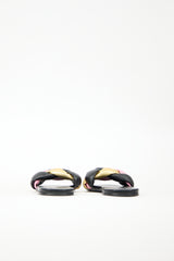 Miu Miu Braided Leather Slide