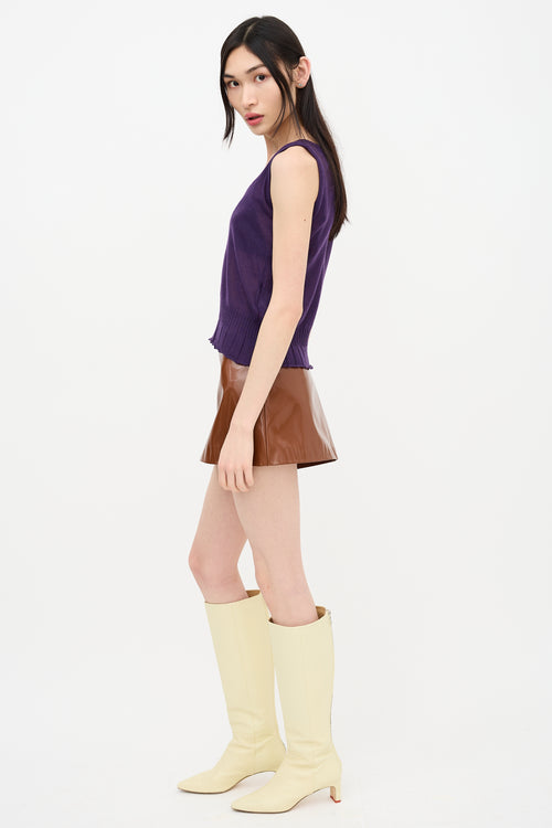 Miu Miu Cashmere Knit Tank Top