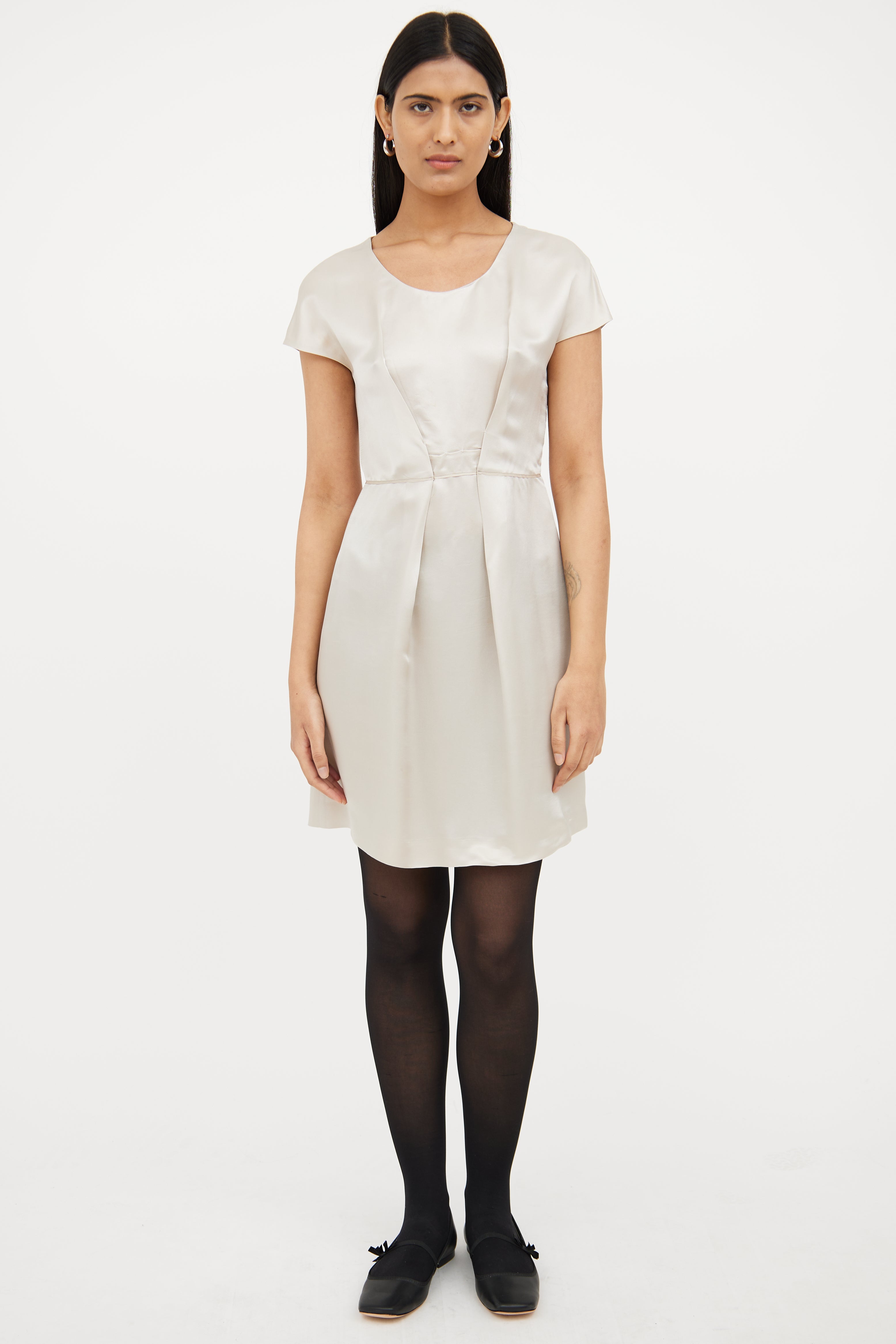 Miu Miu // Silk Blend Mini Dress VSP Consignment Miu Miu // Silk Blend Mini Dress VSP Consignment