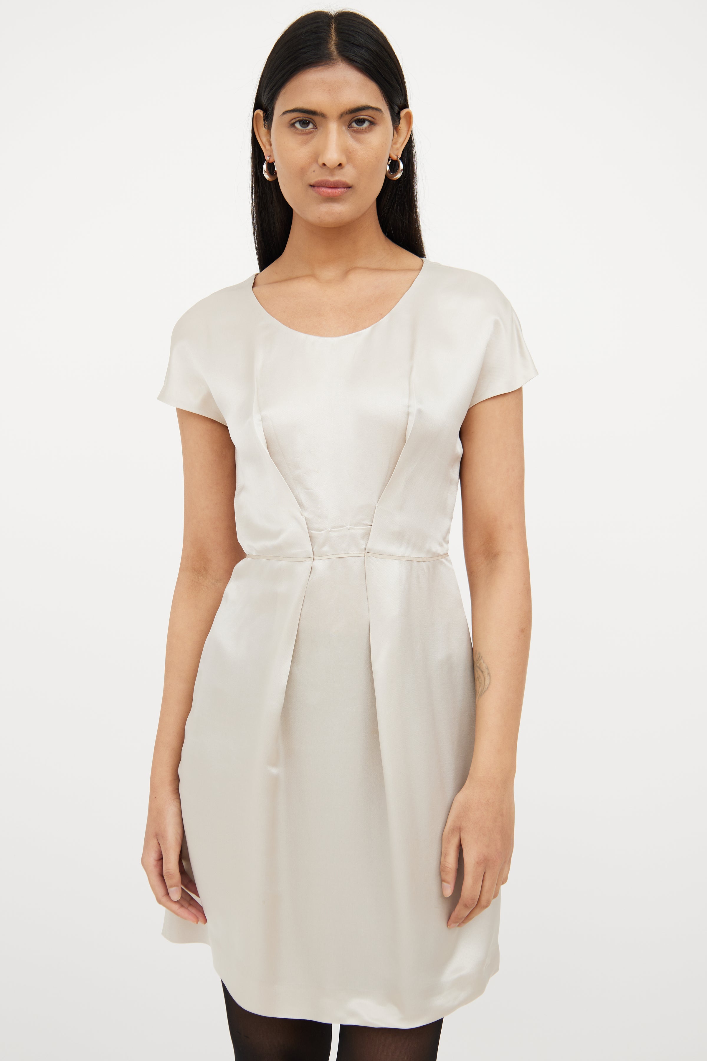 Miu Miu // Silk Blend Mini Dress VSP Consignment Miu Miu // Silk Blend Mini Dress VSP Consignment