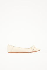 Miu Miu Denim Bow Flat