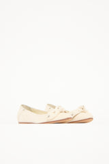 Miu Miu Denim Bow Flat
