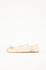 Miu Miu Denim Bow Flat