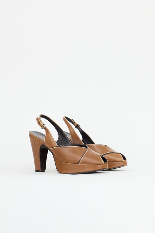 Miu Miu FW 2000 Leather Heel