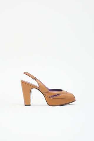 Miu Miu FW 2000 Leather Heel