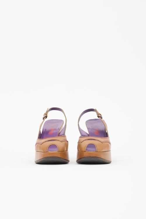 Miu Miu FW 2000 Leather Heel