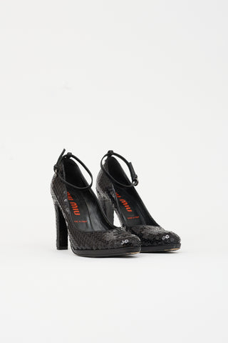 Miu Miu FW 2002 Sequin Pump