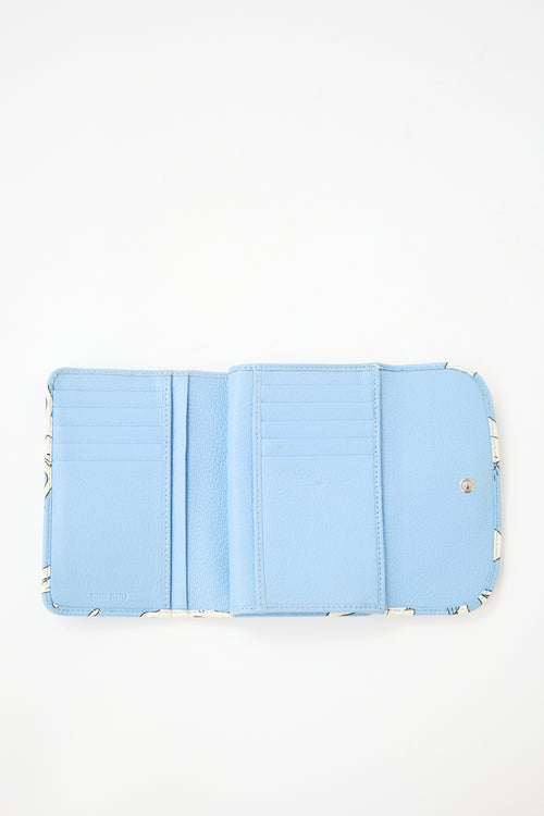 Miu Miu Leather Printed Wallet