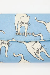 Miu Miu Leather Printed Wallet
