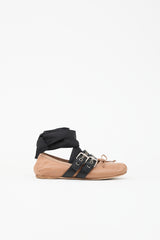 Miu Miu Leather Ballerina Flat