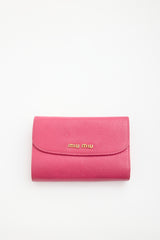 Miu Miu Leather Bifold Wallet