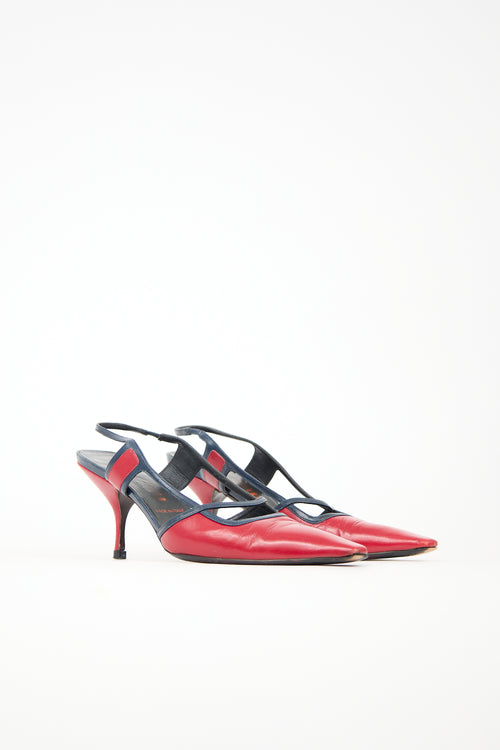 Miu Miu Leather Cut Out Pump